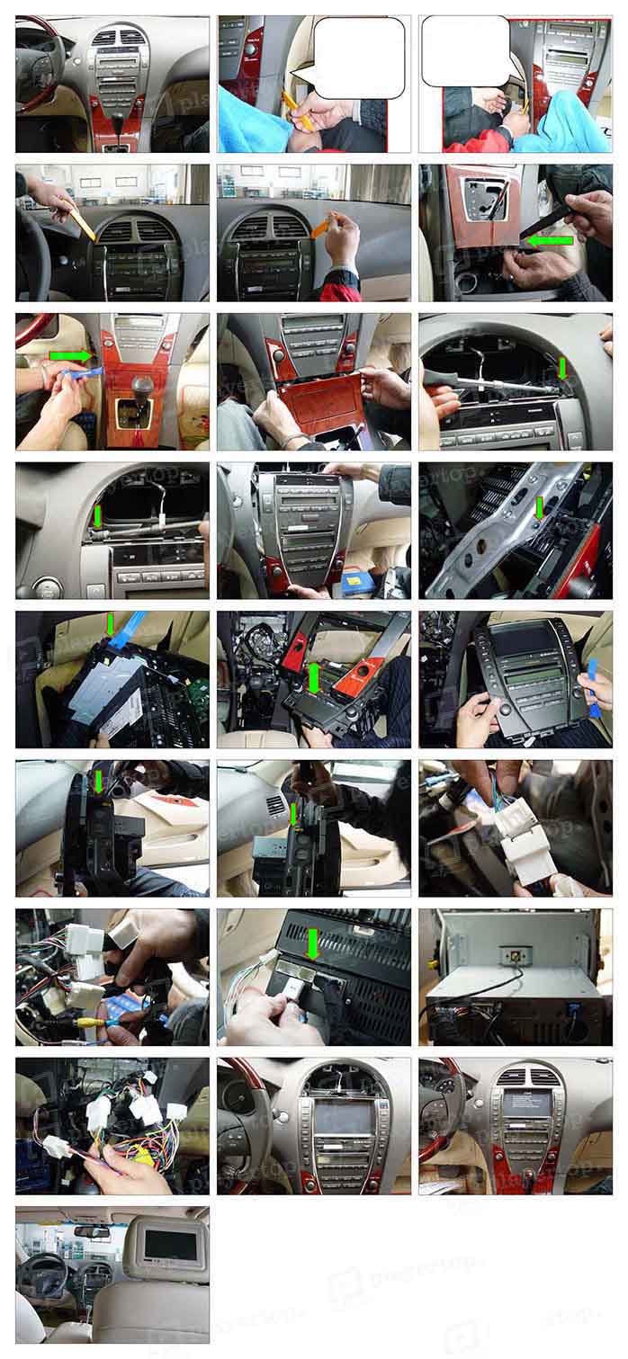 installation autoradio Lexus ES350